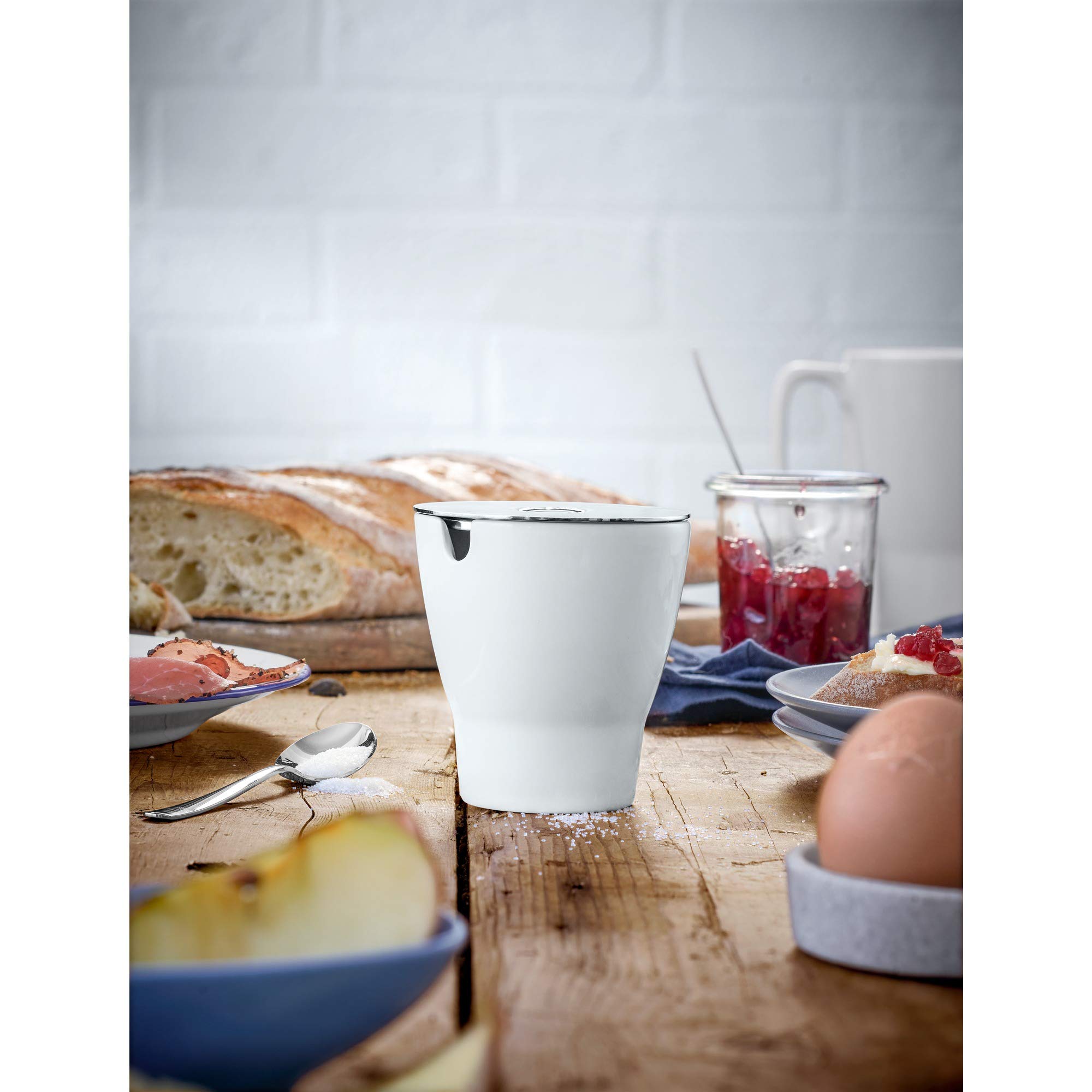 Amazon | WMF Barista Sugar Bowl with Lid and Spoon | (Wmf)ヴェー